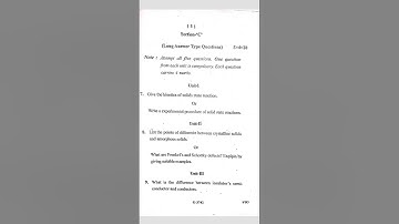 Solid state chemistry paper/MSc 4th sem/June 2022/RDVV University/pdf file link in description 👉