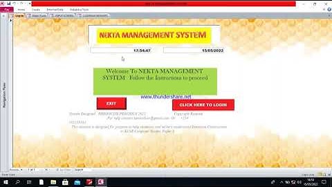 NEKTA MANAGEMENT SYSTEM KCSE 451/3 2022 DATABASE PART TWO