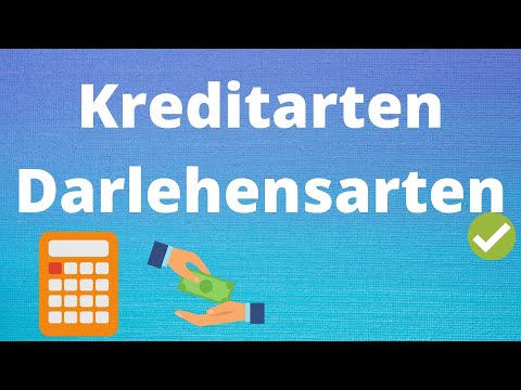 Video: Kreditarten