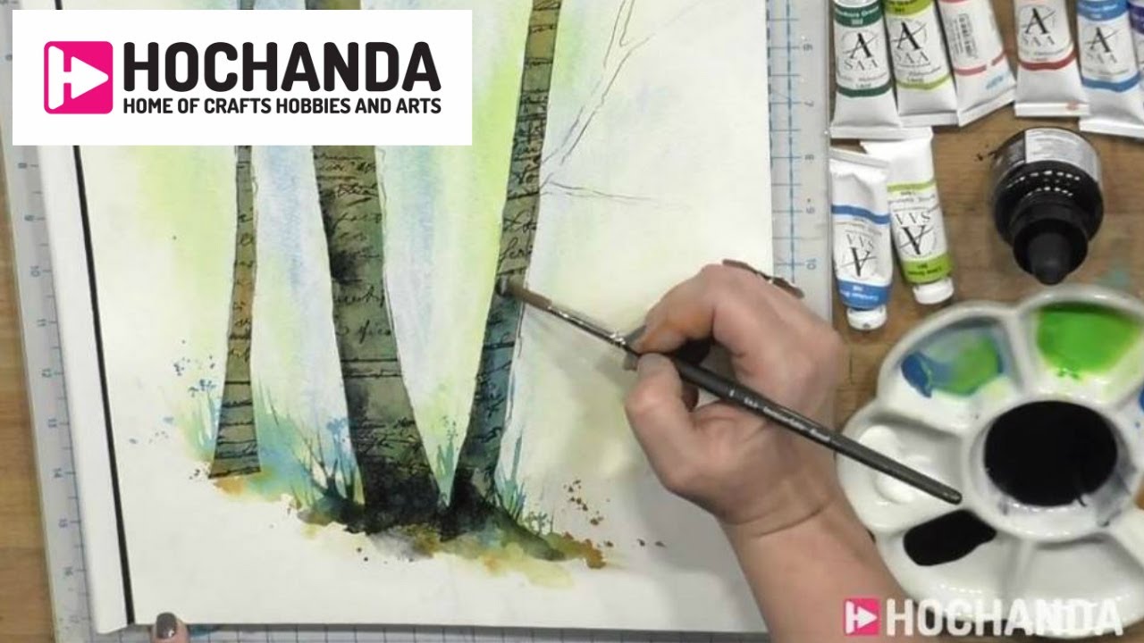 Mixed Media With Alison C. Board and The SAA at Hochanda! - Art Tutorials  and more! 