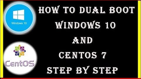 How To Dual Boot Windows 10 and Centos 7 Step by Step || Dual boot windows 10 centos 7
