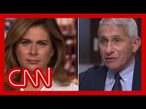 Erin Burnett: Fauci opens his mouth with facts, Trump does not