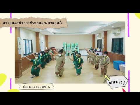 การแสดงท่าทางประกอบเพลงเราสู้