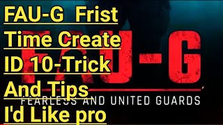 How To Create Foug Id First Time |Faug Game Kaise khele First Time Trick And Tips |Faug Game Details screenshot 2