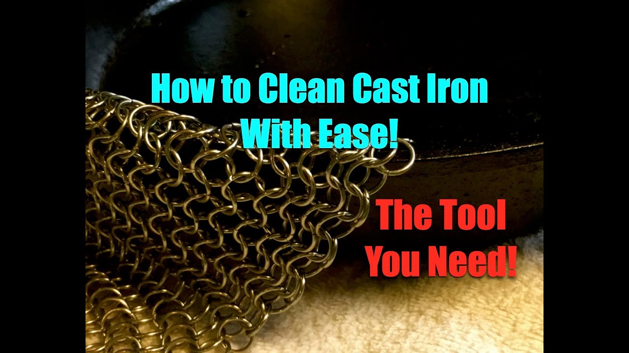 This Cast-Iron Scrubber Revolutionized the Way I Clean My Pans