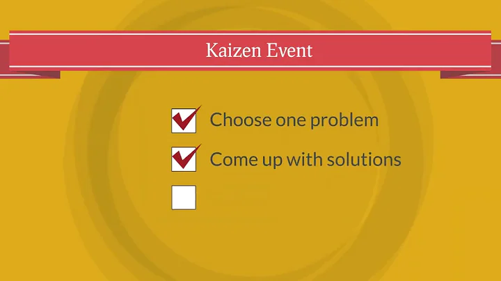 The 7 Steps of a Kaizen Event
