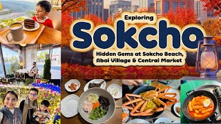 Exploring Sokcho: Hidden Gems at Sokcho Beach, Abai Village/Day 3 in South Korea 🇰🇷/4K Video