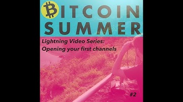 Lightning Node Tutorial - Opening your first Channels