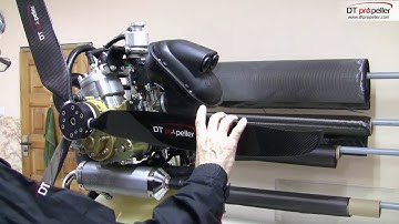 Assembly and adjustment of carbon ground adjustable pitch propeller