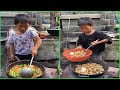 Lovely ! Rural Life Little chef cooking food  조리 クック