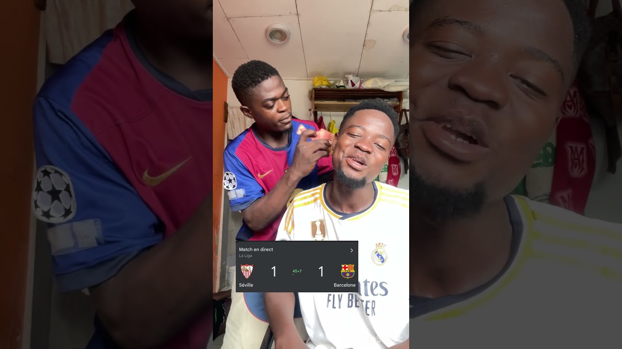 Real Madrid Fans Mock Barcelona at 1-1 Half-Time vs Valencia | La Liga Banter