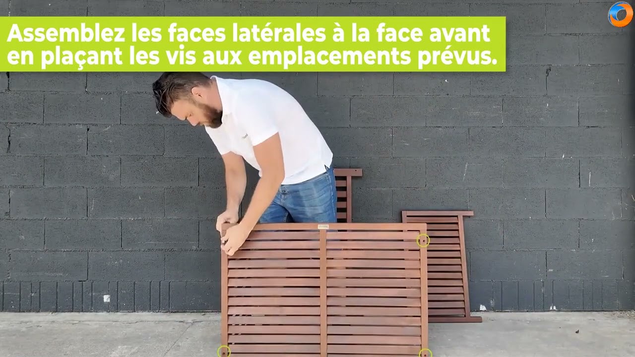 Comment installer cache climatisation bois DECOCLIM ?