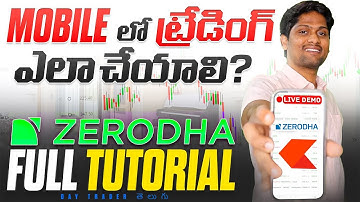 Zerodha Kite Trading 🔴 LIVE DEMO