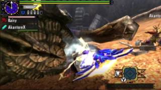 MHXX ＸＸイベント：銀嶺討伐 ペア　盾斧ｘ大剣 21815 / Challenge Quest: Frost Peak Gammoth [CBxGS]