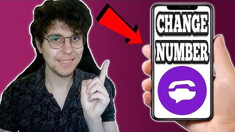 Hoe verander ik het nummer op Textnow?