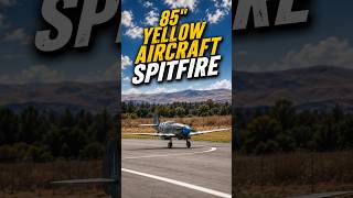 85 Yellow Aircraft Spitfire @joinrcfeed