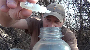 How do you purify water with bleach?