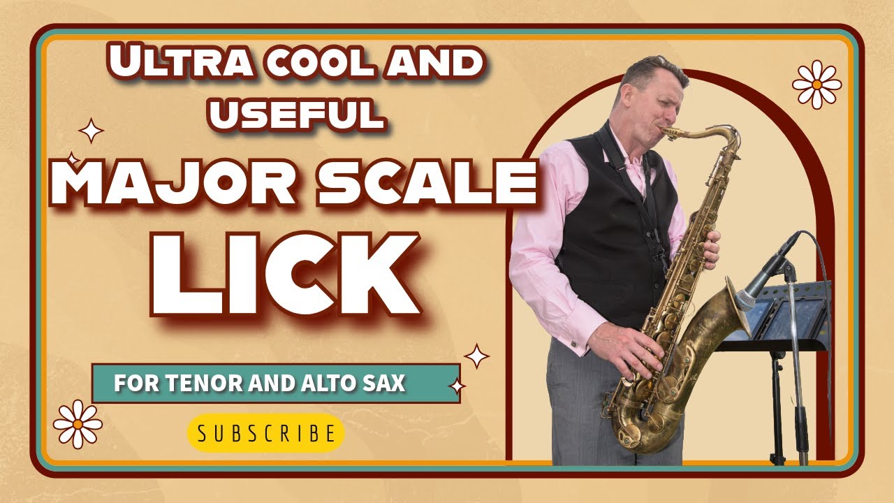 Major Scale Improvisation Made Easy: 1 Lick in All 12 Keys for Saxophone