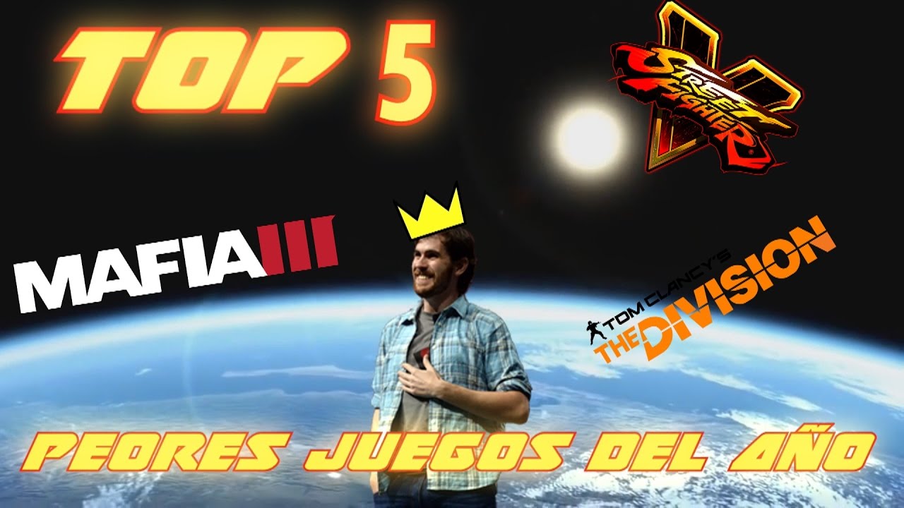 Top 5 PEORES juegos del 2016