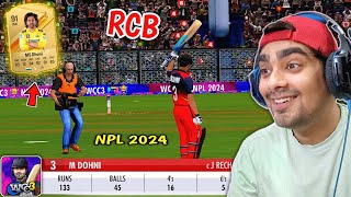 DHONI *133(45)* For RCB Vs MI NPL 2024 WCC3 (HARD MODE)