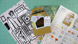 Diamond Press "Just for You" Gift Bag Template Stamp & Dies Review Tutorial! Nice Size & So Pretty! screenshot 3