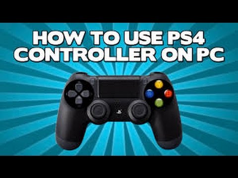 How to connect and use your ps4 controller to your pc - YouTube