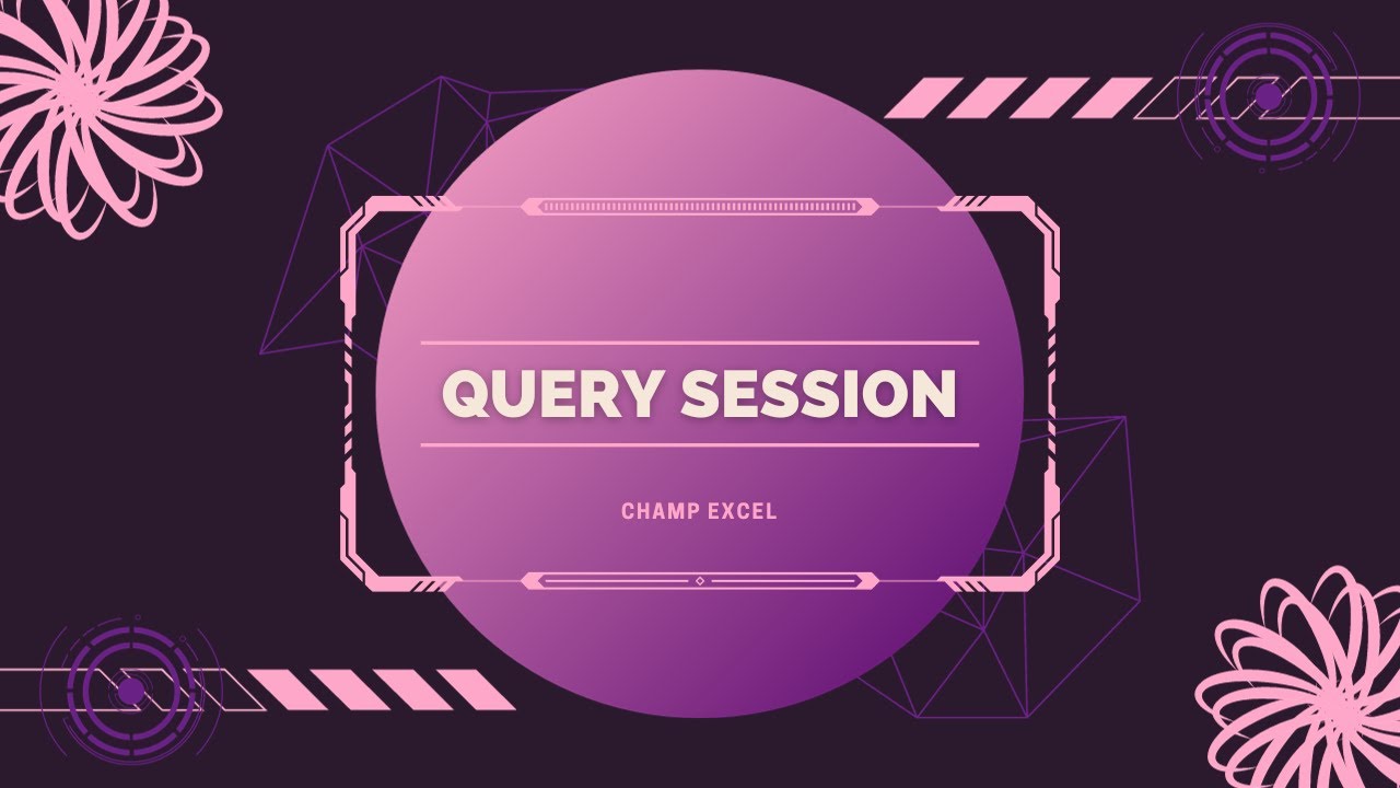 Query Session - 103 - YouTube