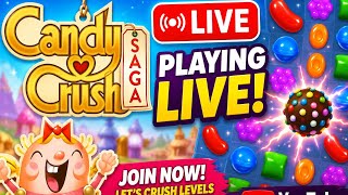🔴 CANDY CRUSH SAGA GAME PLAY LIVE  😱 screenshot 5