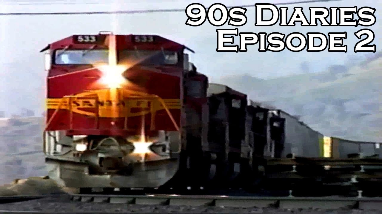 90s Diaries, Episode 2 - Southern Pacific and Santa Fe in Tehachapi during the early 1990s