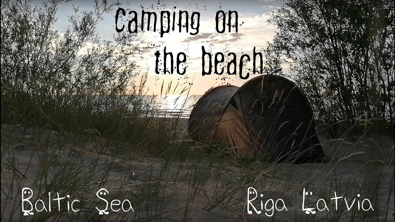 Solo Camping on the beach and exploring Latvia