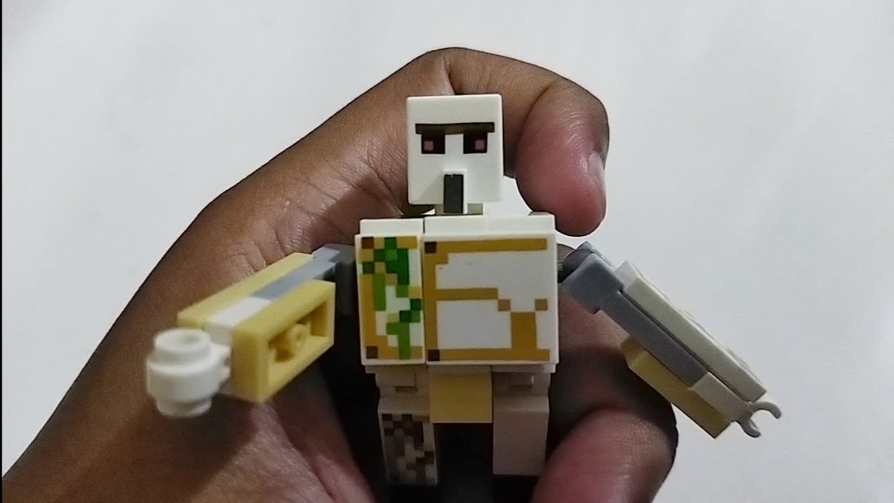 Железный голем Lego Minecraft || Распаковка игрушек Lego Minecraft || Неофициальный 2021