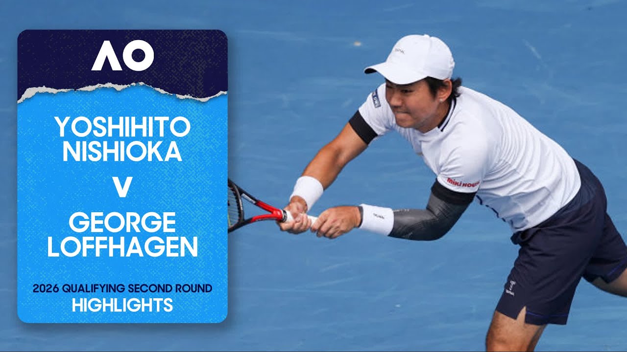 Yoshihito Nishioka v George Loffhagen Highlights | Australian Open 2026 Second Round