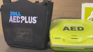 In honor of new state law, State Rep. Jenn Hill delivers AEDs to schools