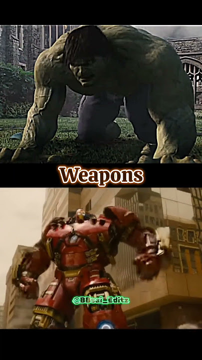 The Incredible Hulk VS Hulkbuster #marvel #hulk #hulkbuster #@BBsai_editz