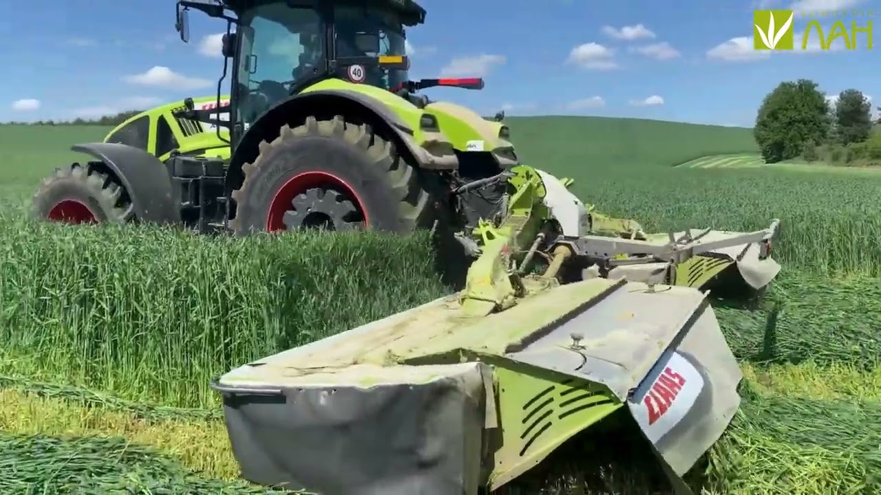 Запуск AXION 930 з косарками  Disсo 8500 RC CONTOUR  та Disсo 3200 FRC Profil😎