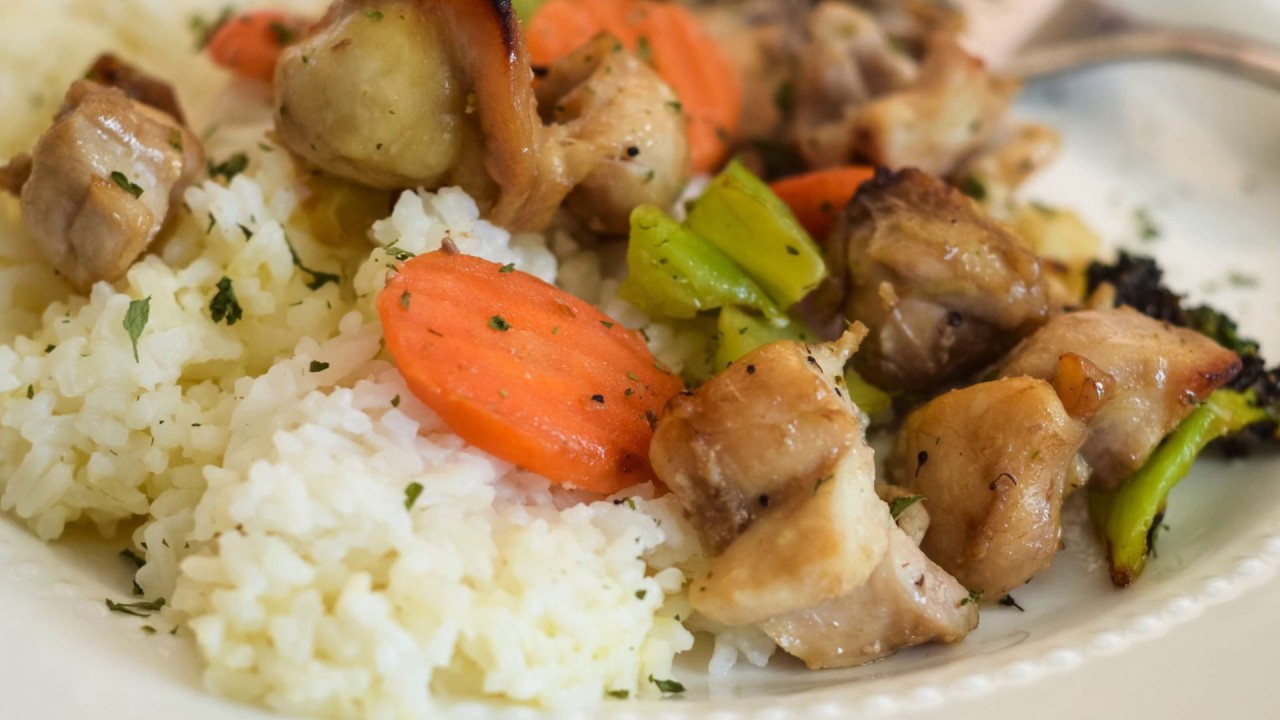 Air Fryer Glazed Chicken and Vegetables YouTube