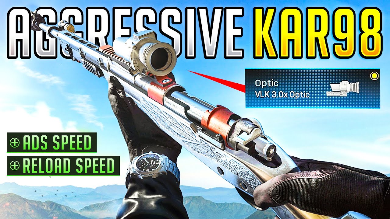 The KAR98 + VLK 3.0 is PERFECT for Aggressive Sniping in Warzone!