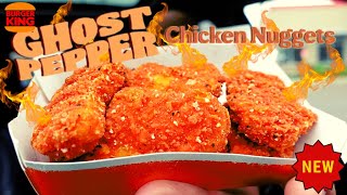 Burger King New Ghost Pepper Chicken Nuggets - Hottest Nuggets in the Game 🥵