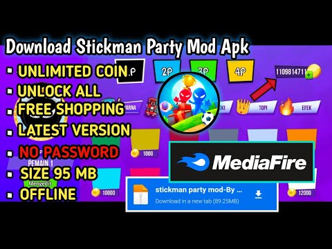 Stickman Party MOD APK v2.3.8.3 with Unlimited Money, by APK Download