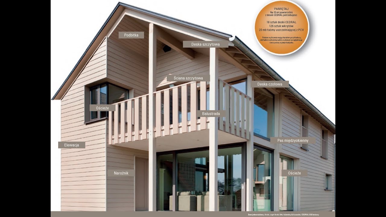 Cedral deska elewacyjna, drewnopodobna, wloknocementowa