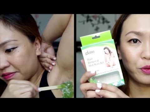 Glam Works Hair Removal Wax Kit First Impression Tagalog Youtube