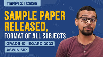 CBSE Term-2 Sample Papers Released..!! | Class 10 Boards 2022 Sample Papers | CBSE Latest News