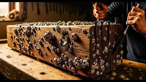 Full Restored Old Train Sleeper Difficult Wood into High Value Product Furniture | Incredible Proces