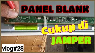 tv Led sharp panel blank ada suara tidak ada gambar