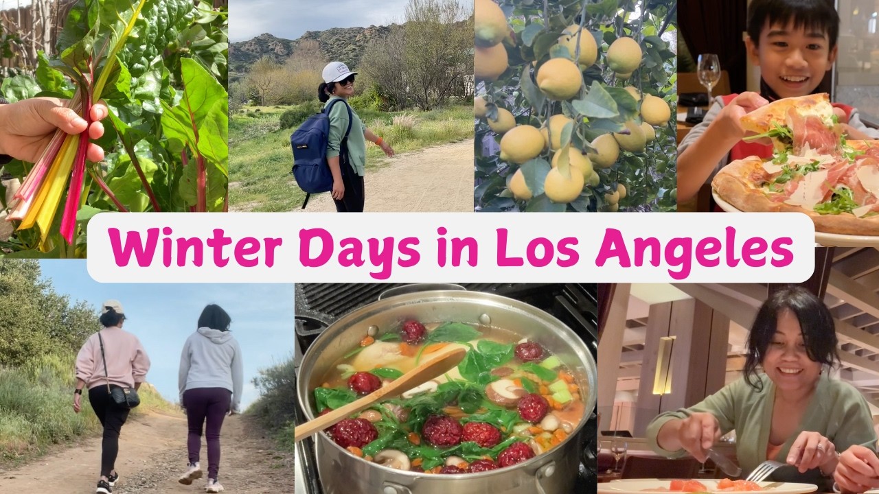 Living in Los Angeles 🇺🇸🇵🇭 Winter Days, Edible Garden, Hiking, Cooking & Filipino Life Vlog