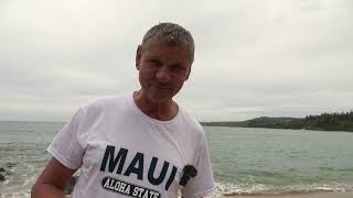 Sonne macht glücklich! Claudius Fabig berichtet vom Fleming beach auf Maui - Hawaii