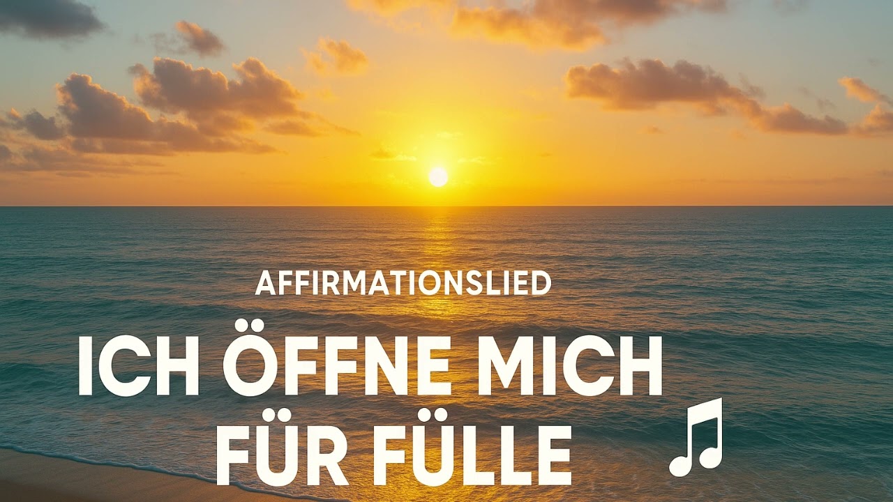 Affirmationslied – ICH ÖFFNE MICH FÜR FÜLLE 🌅💰