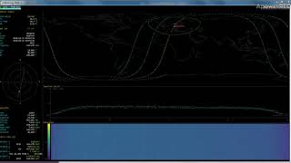 Satnogs Monitor viewing a pass of NUDTSAT