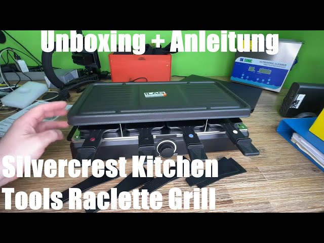 Silvercrest Kitchen Tools Raclette Grill »SRGS 1400 D4« (Lidl) Unboxing und  Anleitung - YouTube