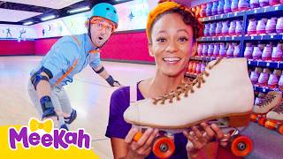 roller skating playdate bestie blippi